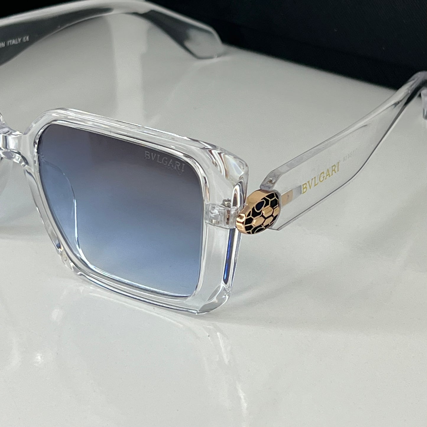 Lunettes Bvlgari Crystal blue