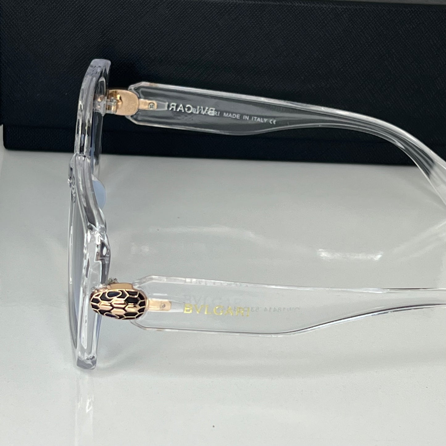 Lunettes Bvlgari Crystal blue