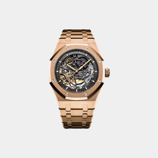 AP ROYAL OAK DOUBLE BALANCIER SQUELETTE BRONZE